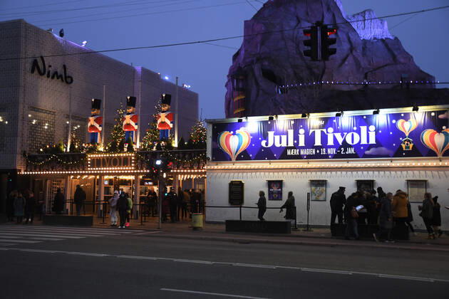 Copenhagen Denmark. 17 December 2021 Tivoli Garden will clsoe from sunday 19 Decemnber 2021 beacused omicron surge in Denmark. (Photo..Francis Joseph Dean Dean Pictures)