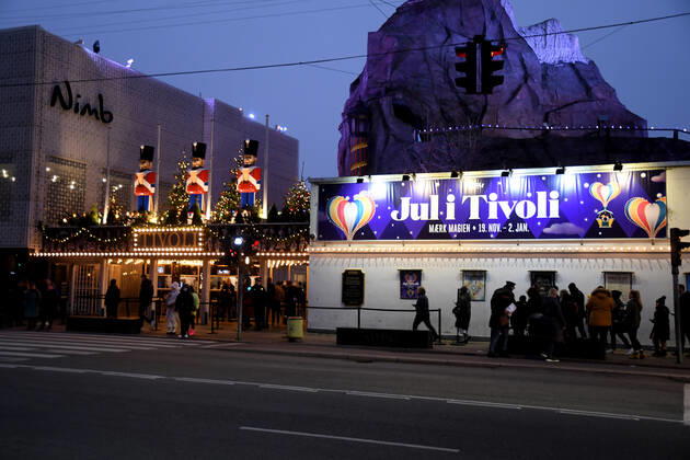 Copenhagen Denmark. 17 December 2021 Tivoli Garden will clsoe from sunday 19 Decemnber 2021 beacused omicron surge in Denmark. (Photo..Francis Joseph Dean Dean Pictures)