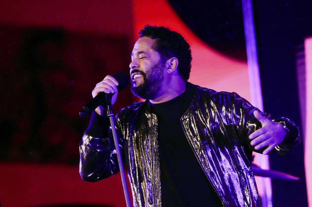 Adel Tawil in der Silvestershow Celebrate at the Gate - Willkommen 2022 am Brandenburger Tor. Berlin, 31.12.2021