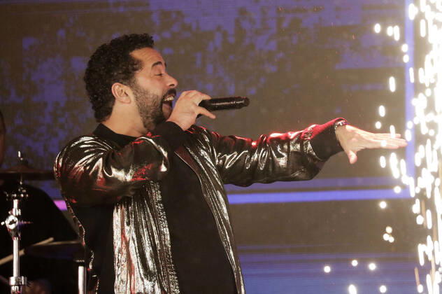 Adel Tawil in der Silvestershow Celebrate at the Gate - Willkommen 2022 am Brandenburger Tor. Berlin, 31.12.2021