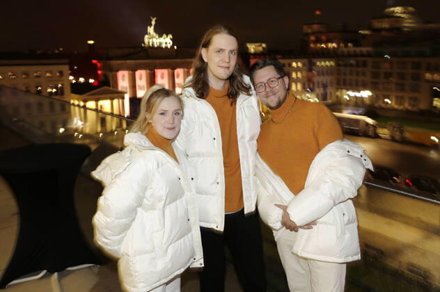 Dadi Freyr in der Silvestershow Celebrate at the Gate - Willkommen 2022 am Brandenburger Tor. Berlin, 31.12.2021