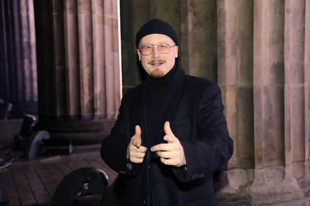 Art Garfunkel jr. in der Silvestershow Celebrate at the Gate - Willkommen 2022 am Brandenburger Tor. Berlin, 31.12.2021