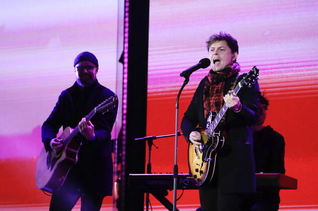Michael Patrick Kelly in der Silvestershow Celebrate at the Gate - Willkommen 2022 am Brandenburger Tor. Berlin, 31.12.2021