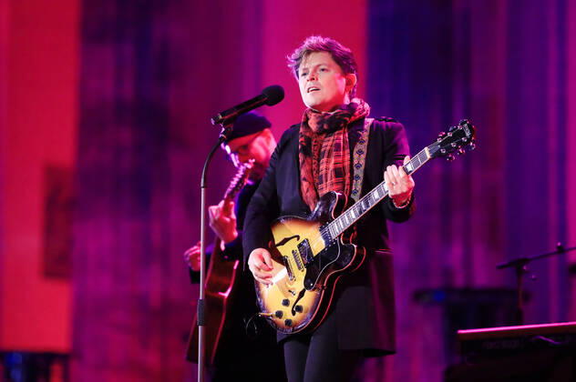 Michael Patrick Kelly in der Silvestershow Celebrate at the Gate - Willkommen 2022 am Brandenburger Tor. Berlin, 31.12.2021