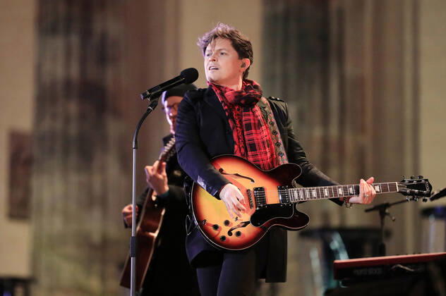 Michael Patrick Kelly in der Silvestershow Celebrate at the Gate - Willkommen 2022 am Brandenburger Tor. Berlin, 31.12.2021