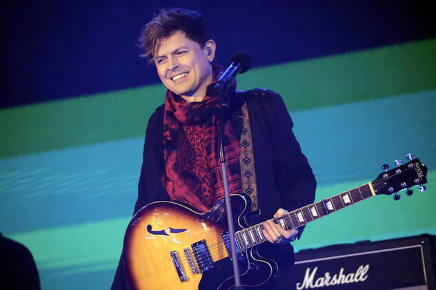 Michael Patrick Kelly in der Silvestershow Celebrate at the Gate - Willkommen 2022 am Brandenburger Tor. Berlin, 31.12.2021