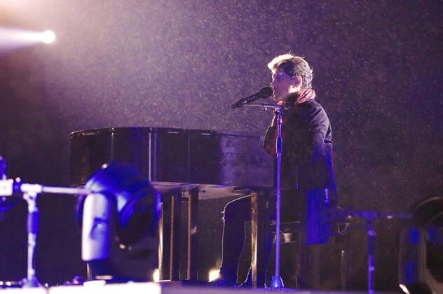 Michael Patrick Kelly in der Silvestershow Celebrate at the Gate - Willkommen 2022 am Brandenburger Tor. Berlin, 31.12.2021