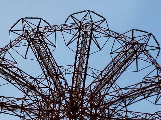 January 6, 2022, New York, New York, USA: January 4, 2022 New York , Coney Island Sunset. Coney Island Parachute Jump New York USA - ZUMAct2_ 20220106_zaf_ct2_005 Copyright: xBrucexCotlerx