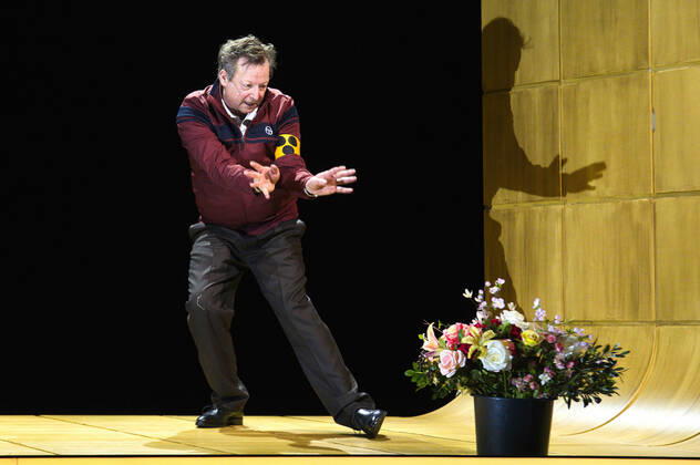 Matthias Brandt bei der Fotoprobe vom Theaterstück Mein Name sei Gantenbein von Max Frisch im Berliner Ensemble. Berlin, 12.01.2022