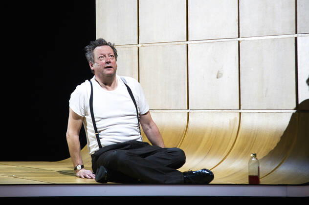 Matthias Brandt bei der Fotoprobe vom Theaterstück Mein Name sei Gantenbein von Max Frisch im Berliner Ensemble. Berlin, 12.01.2022