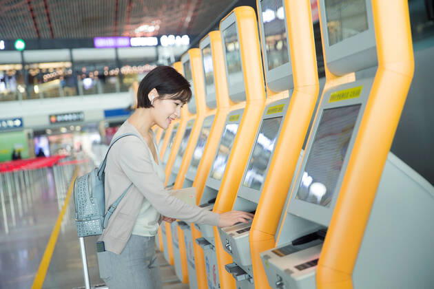 Business lady in the airport to use automatic machines China, 12 04 2019, model released, Copyright: xViewxStockx, cpmh-185171f07w.jpg, Travel,Business Travel,Business,Businesswoman,Airport,Women,Beauty,Ticket Machine,Automated,Buying,Convenience,Airport Lounge,Lobby,china,One Person,Human Finger,Touching,Cursor,Visual Screen,Tourist,Business Person,White Collar Worker,Journey,back pack,East Asia,Oriental Ethnicity,Adult,People,Chinese Ethnicity,Asian and Indian Ethnicities,Indoors,Day,Horizontal,Photography,Color Image,Asia,Tourism,Air Transport Building,Young Adult,Young Women,Airplane Ticket,Aerospace Industry,Airport,Public Utility,Mode of Transport,25-29 Years Copyright: xViewxStockx