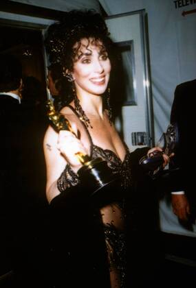 OSCARS. Beste Hauptdarstellerin. Preisträgerinnen 1981-1990 Cher at the Academy Awards for Best Actress for Moonstruck, 1988. Copyright: xRonxWolfsonx xRockxNegativesx xMediaPunchx