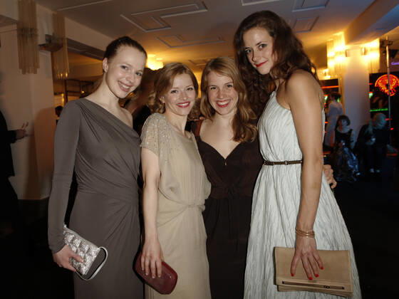 Anna Brüggemann Karoline Schuch Paula Kalenberg Anja Knauer Deutscher Filmpreis 2012 LOLA-Gala Aftershow Party am 27. April im Friedrichstadtpalast Copyright: xVISTAPRESS GeorgxChlebarov