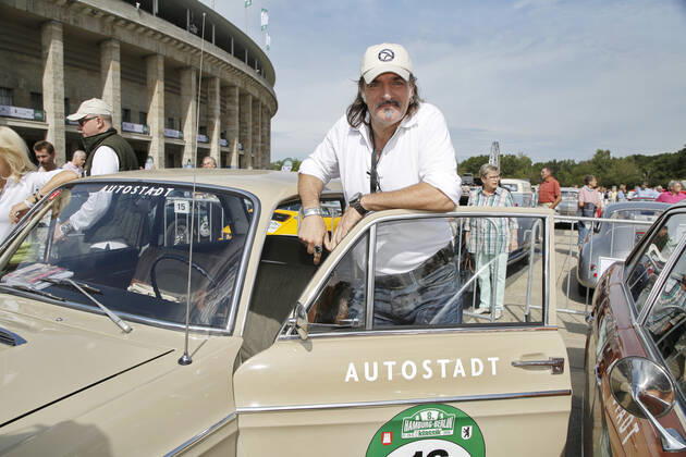 Andreas Hoppe mit seinem Audi L Bj. 1967 8. Hamburg-Berlin Klassik Rallye 2015 Abfahrt am 27. August 2015 im Olympiastadion Berlin Copyright: xVISTAPRESS xLanaxYassi