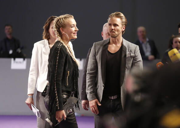 Sarah Connor mit Ehemann Florian Fischer Verleihung des ECHO 2016 am 7. April 2016 in der Messe Berlin
