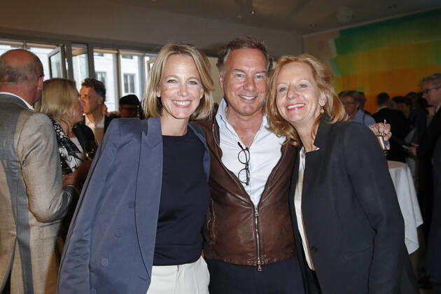 Julia Jäkel Nico Hofmann Patricia Schlesinger Bertelsmann und UFA präsentieren die UFA Filmnächte 2017 in der Bertelsmann Repräsentanz am 22. August 2017 in Berlin