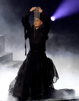 EUROVISION AUSTRALIA FINAL, Sheldon Riley is seen performing the song Not The Same during the Eurovision Australia Decides 2022 final at the Gold Coast Convention and Exhibition Centre on the Gold Coast, Saturday, February 26, 2022. ( NO ARCHIVING, EDITORIAL USE ONLY, NO USE IN BOOKS WITHOUT CONSENT GOLD COAST QLD AUSTRALIA  Copyright: xDARRENxENGLANDx 20220226001628348660