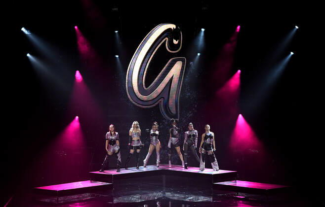 EUROVISION AUSTRALIA FINAL, Pop group G-NAT!ON are seen performing their song Bite Me during the Eurovision Australia Decides 2022 final at the Gold Coast Convention and Exhibition Centre on the Gold Coast, Saturday, February 26, 2022. ( NO ARCHIVING, EDITORIAL USE ONLY, NO USE IN BOOKS WITHOUT CONSENT GOLD COAST QLD AUSTRALIA  Copyright: xDARRENxENGLANDx 20220227001628418022