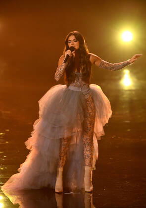 EUROVISION AUSTRALIA FINAL, Charley is seen performing the song I Suck at Being Lonely during the Eurovision Australia Decides 2022 final at the Gold Coast Convention and Exhibition Centre on the Gold Coast, Saturday, February 26, 2022. ( NO ARCHIVING, EDITORIAL USE ONLY, NO USE IN BOOKS WITHOUT CONSENT GOLD COAST QLD AUSTRALIA Copyright: xDARRENxENGLANDx 20220227001628427179