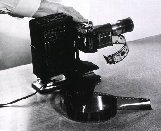 Filmstrips are in and next to the photoduplication section s Tri purpose SVE projector, model AAA _ _ 1062_05_l_-7344-