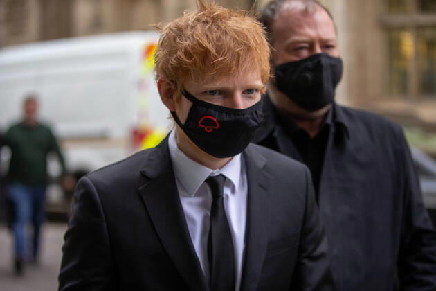 Bilder des Jahres 2022, Entertainment 03 März Entertainment Themen der Woche KW11 Entertainment Bilder des Tages March 14, 2022, London, England, United Kingdom: ED SHEERAN is seen arriving at the Rolls Building during a High Court trial over the copyright of his hit song Shape Of You. London United Kingdom - ZUMAs262 20220314_zip_s262_034 Copyright: xTayfunxSalcix