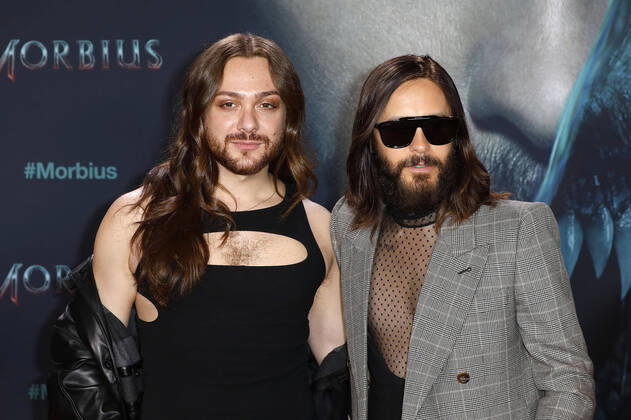 Bilder des Jahres 2022, Entertainment 03 März Entertainment Themen der Woche KW12 Entertainment Bilder des Tages Riccardo Simonetti und Jared Leto bei der Morbius Filmpremiere und Screening am 21.03.2022 in Berlin Morbius Filmpremiere in Berlin mit Jarde Leto