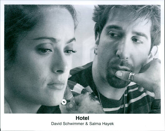 David Schwimmer, Salma Hayek David Schwimmer, Salma Hayek im Film Hotel .