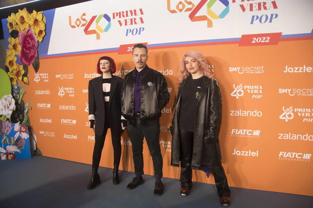 Spain: LOS40 Primavera Pop is starting now in Madrid In the picture Purple Disco machine. LOS40 Primavera Pop is starting now and we know it because the hosts have begun to arrive early to receive all the guests who have made this night an unforgettable moment. Madrid Madrid Spain Copyright: AlbertoxSibaja