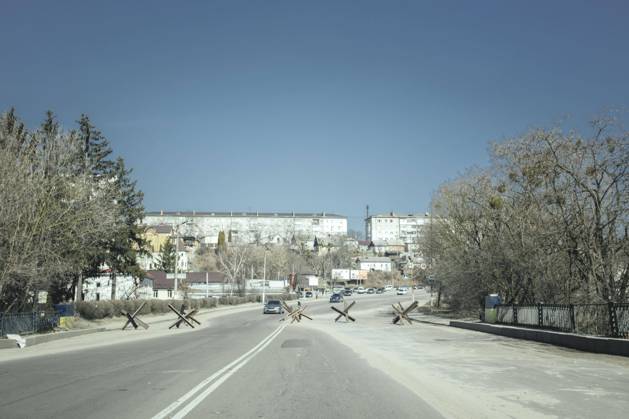 Straßensperre, Schytomir, Ukraine, Europa Copyright: imageBROKER FlorianxBachmeier iblfba08195413.jpg