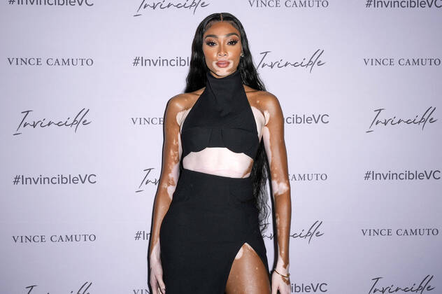 Winnie Harlow beim Vince Camuto Spring 2022 Invincible Pop-up Event. New York, 07.04.2022