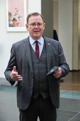 Bundesrat 08.04.2022, Germany, Berlin ,Bundesrat, Ministerpraesident Bodo Ramelow LINKE Thueringen Berlin Berlin Germany