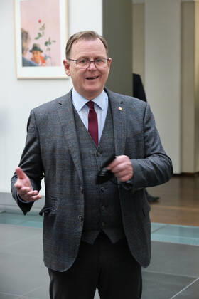 Bundesrat 08.04.2022, Germany, Berlin ,Bundesrat, Ministerpraesident Bodo Ramelow LINKE Thueringen Berlin Berlin Germany