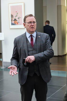 Bundesrat 08.04.2022, Germany, Berlin ,Bundesrat, Ministerpraesident Bodo Ramelow LINKE Thueringen Berlin Berlin Germany