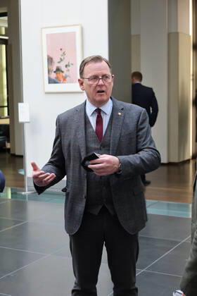 Bundesrat 08.04.2022, Germany, Berlin ,Bundesrat, Ministerpraesident Bodo Ramelow LINKE Thueringen Berlin Berlin Germany