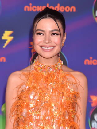 SANTA MONICA, CA - APRIL 9: Miranda Cosgrove at the 2022 Nickelodeon Kids Choice Awards at the Barker Hangar in Santa Monica, California on April 9, 2022. Copyright: xJeffreyxMayer JTMPhotosx