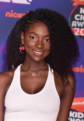 SANTA MONICA, CA - APRIL 9: Kheris Rogers at the 2022 Nickelodeon Kids Choice Awards at the Barker Hangar in Santa Monica, California on April 9, 2022. Copyright: xJeffreyxMayer JTMPhotosx