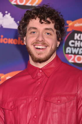 SANTA MONICA, CA - APRIL 9: Jack Harlow at the 2022 Nickelodeon Kids Choice Awards at the Barker Hangar in Santa Monica, California on April 9, 2022. Copyright: xJeffreyxMayer JTMPhotosx