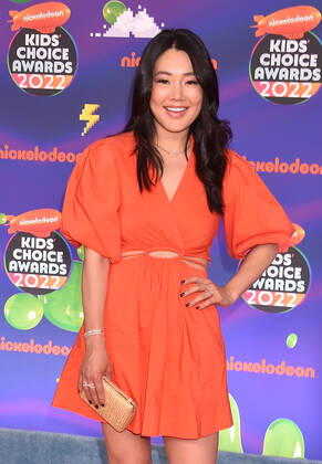 SANTA MONICA, CA - APRIL 9: Crystal Minkoff at the 2022 Nickelodeon Kids Choice Awards at the Barker Hangar in Santa Monica, California on April 9, 2022. Copyright: xJeffreyxMayer JTMPhotosx
