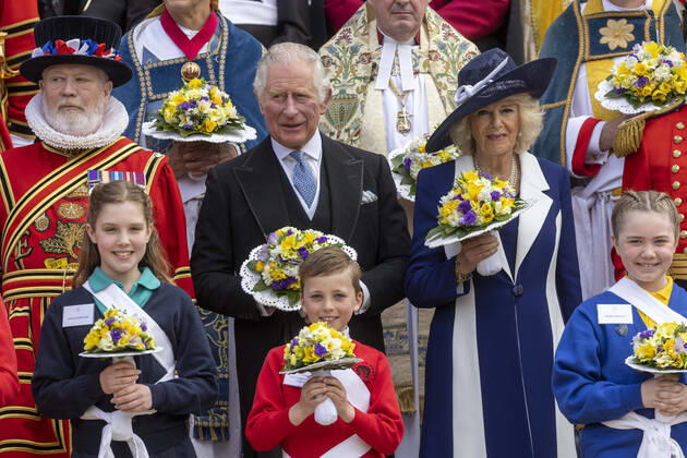 Bilder des Jahres 2022, Entertainment 04 April Entertainment Themen der Woche KW15 Entertainment Bilder des Tages Entertainment Bilder des Tages . 14 04 2022. Windsor, United Kingdom. Prince Charles and Camilla, Duchess of Cornwall, at the Royal Maundy Service at St George s Chapel, Windsor.  xi-Imagesx IIM-23316-0030