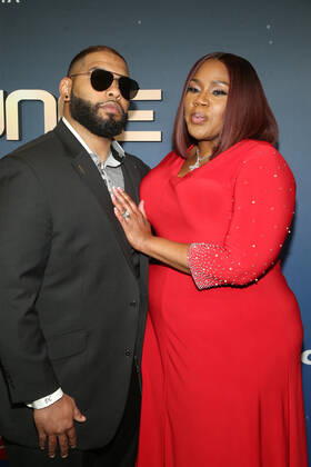 HOLLYWOOD, CA - APRIL 23: Darrell Crump and Kelly Price at the 2022 Trumpet Awards at the Dolby Theatre in Hollywood, California on April 23, 2022. Copyright: xFayexSadoux