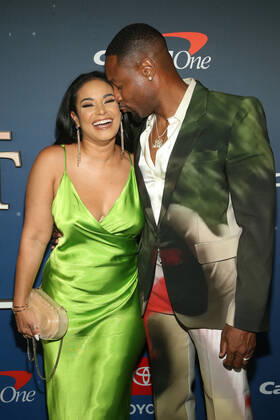 HOLLYWOOD, CA - APRIL 23: Zena Foster and Tank at the 2022 Trumpet Awards at the Dolby Theatre in Hollywood, California on April 23, 2022. Copyright: xFayexSadoux