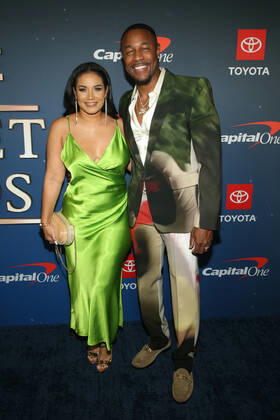 HOLLYWOOD, CA - APRIL 23: Zena Foster and Tank at the 2022 Trumpet Awards at the Dolby Theatre in Hollywood, California on April 23, 2022. Copyright: xFayexSadoux