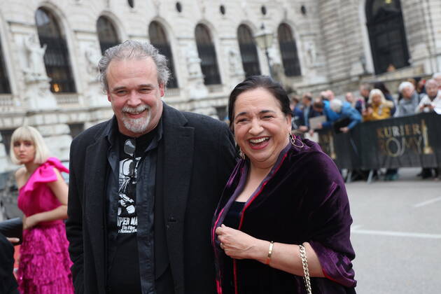 Romy Gala 2022 Wien, 23. 04. 2022 Maria HAPPEL mit Mann