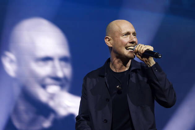 Sänger Oliver Petszokat (Oli P.) bei das große Schlagerfest XXL in der Lanxess-Arena. Köln, 23.04.2022 NRW Deutschland Copyright: xChristophxHardtx