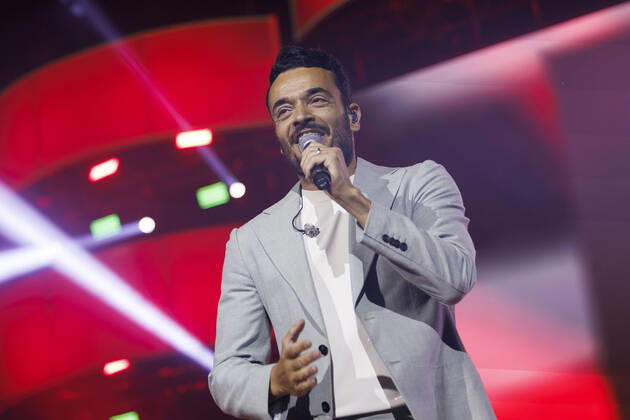 Sänger Giovanni Zarrella bei das große Schlagerfest XXL in der Lanxess-Arena. Köln, 23.04.2022 NRW Deutschland Copyright: xChristophxHardtx