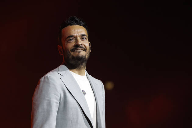 Sänger Giovanni Zarrella bei das große Schlagerfest XXL in der Lanxess-Arena. Köln, 23.04.2022 NRW Deutschland Copyright: xChristophxHardtx