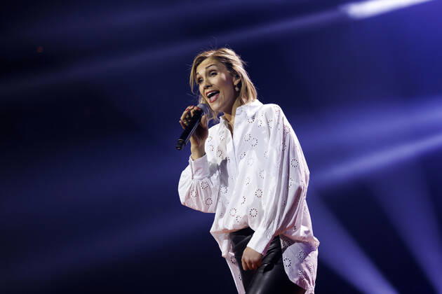 Sängerin Anna-Maria Zimmermann bei das große Schlagerfest XXL in der Lanxess-Arena. Köln, 23.04.2022 NRW Deutschland Copyright: xChristophxHardtx