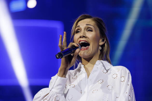 Sängerin Anna-Maria Zimmermann bei das große Schlagerfest XXL in der Lanxess-Arena. Köln, 23.04.2022 NRW Deutschland Copyright: xChristophxHardtx