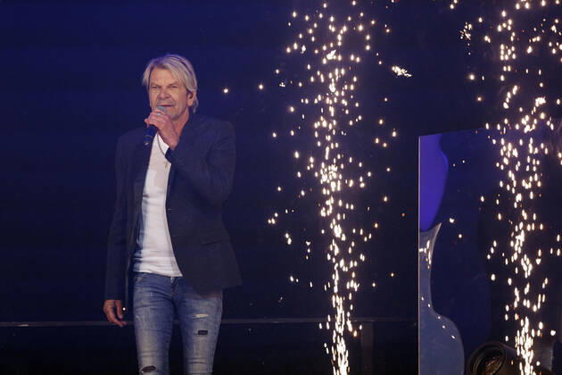 Popsänger Matthias Reim bei das große Schlagerfest XXL in der Lanxess-Arena. Köln, 23.04.2022 NRW Deutschland Copyright: xChristophxHardtx