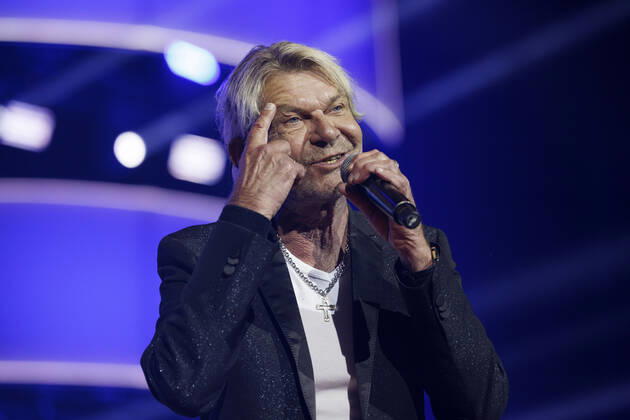 Popsänger Matthias Reim bei das große Schlagerfest XXL in der Lanxess-Arena. Köln, 23.04.2022 NRW Deutschland Copyright: xChristophxHardtx